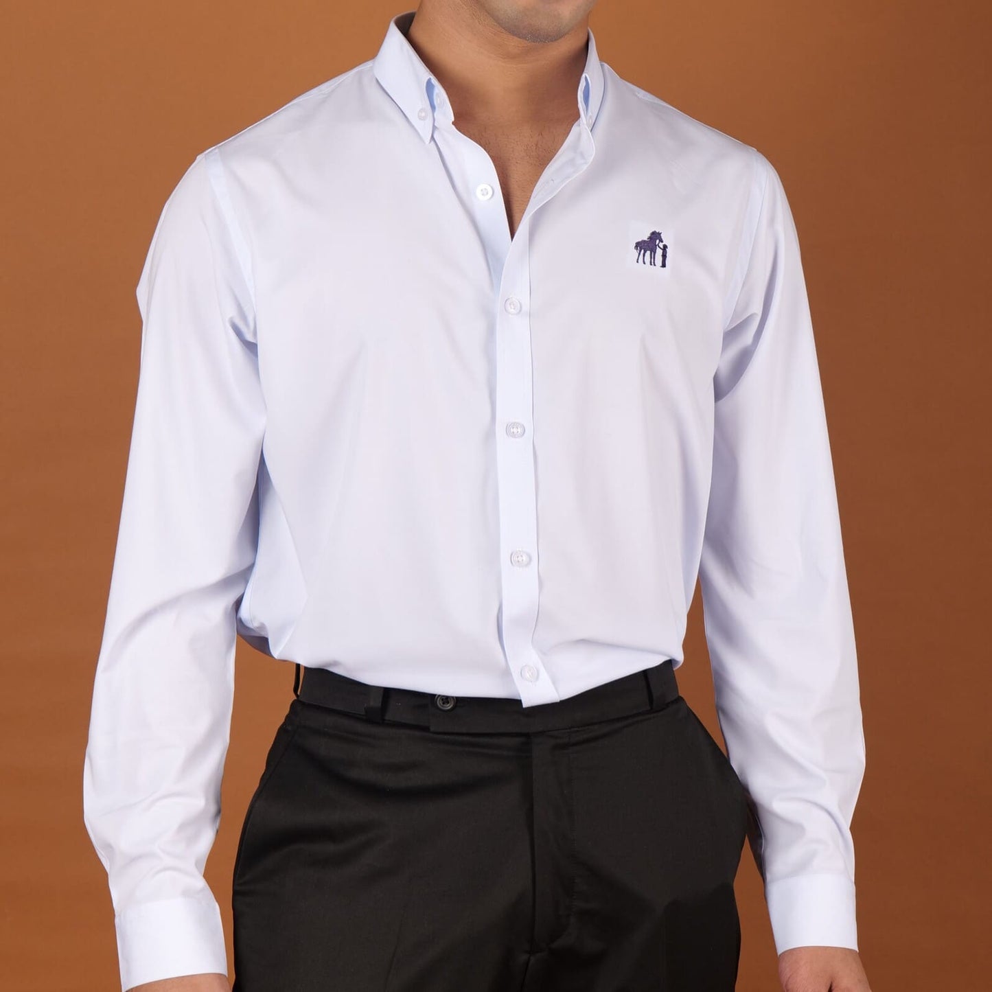 DYW 100% Premium Cotton Shirt – Sky Blue