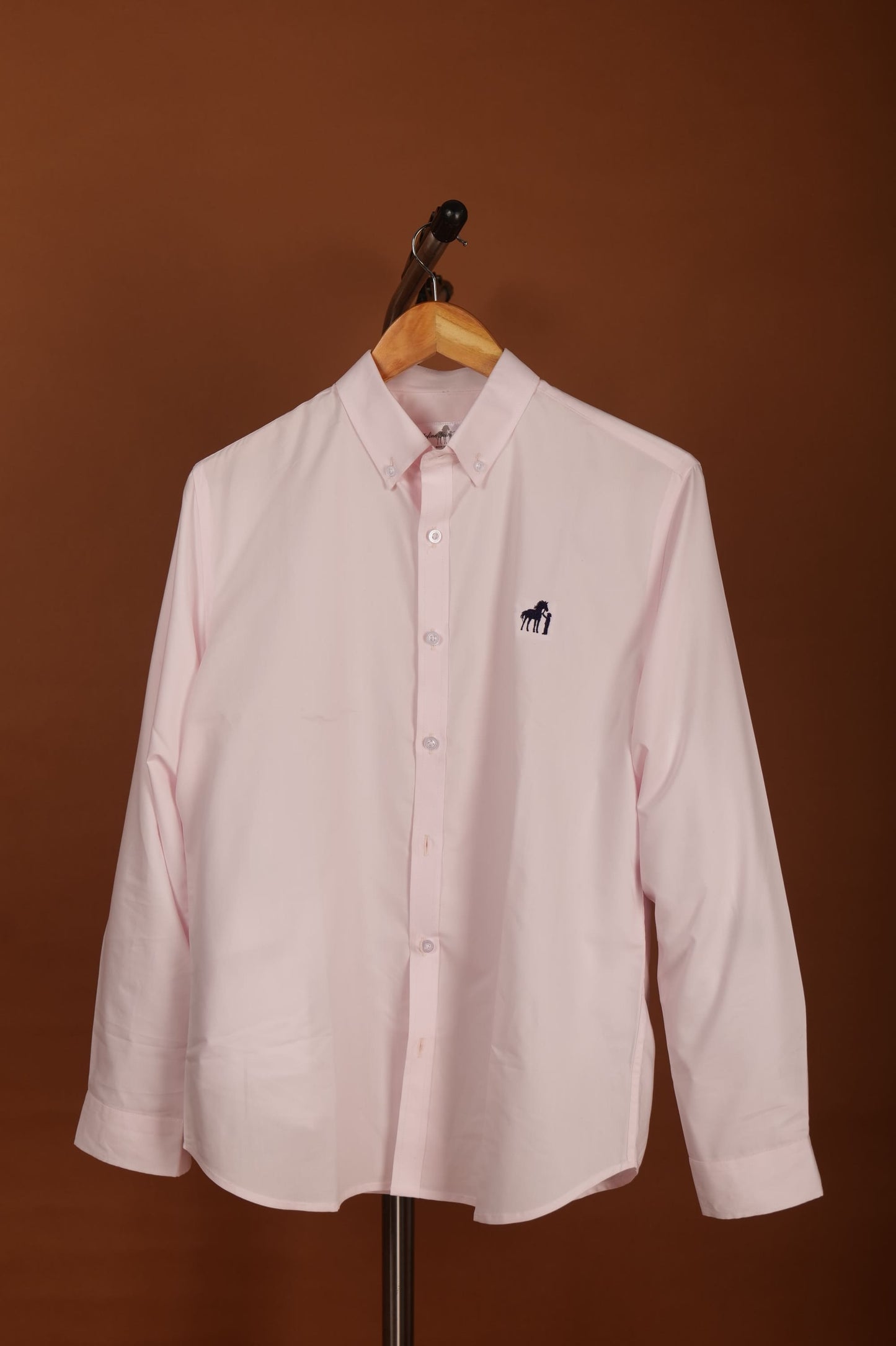 Eden Solid Shirt – Baby Pink | 100% Cotton